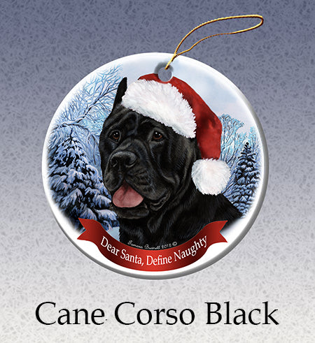 Cane Corso Black Ornament