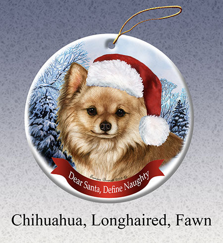 Chihuahua (Longhair Fawn Ornament