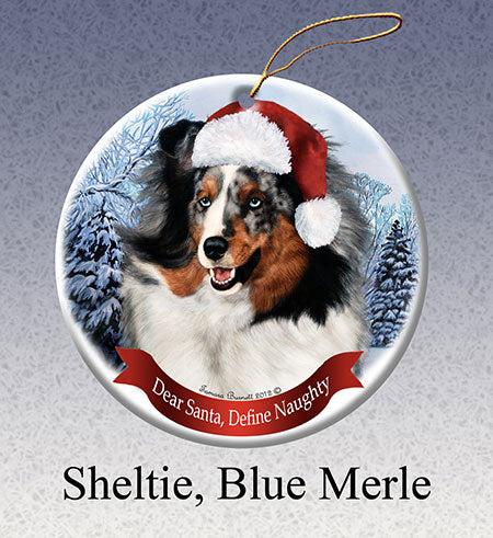 Sheltie Blue Merle Ornament
