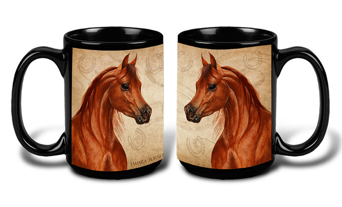Arabian Horse Sorrel - My Faithful Friends Mug 15 oz