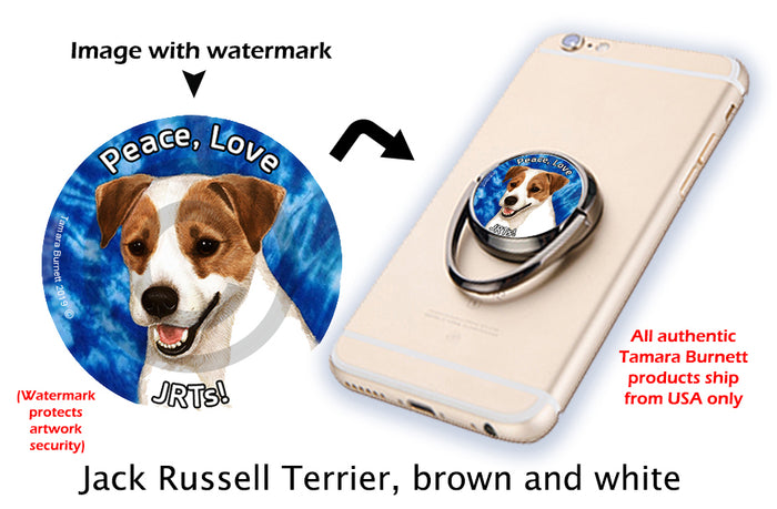 Jack Russell Brown and White Phone Stand