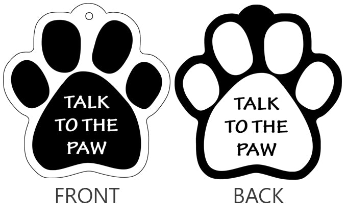 Talk To The Paw - Paw Keychain