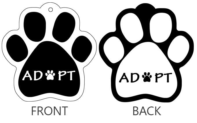Adopt - Paw Keychain