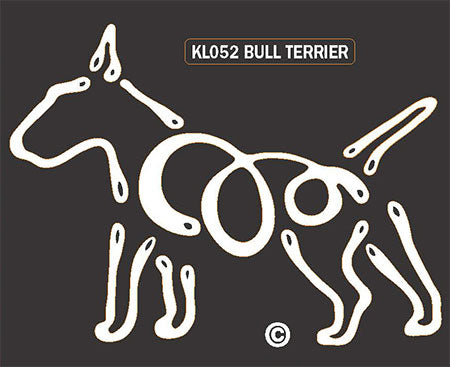 Bull Terrier K-Lines Window Tattoo