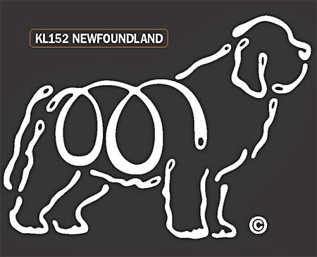 Newfoundland K-Lines Window Tattoo