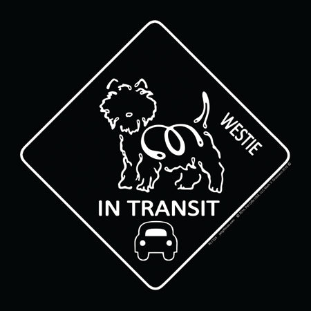 West Highland Terrier K-Lines In Transit Magnets