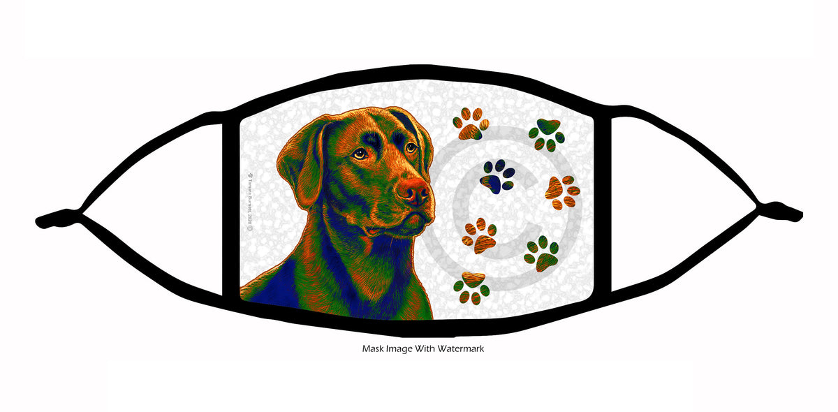 Labrador (American Chocolate) Face Mask