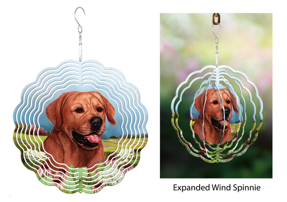 Labrador Retriever Red English Wind Spinner