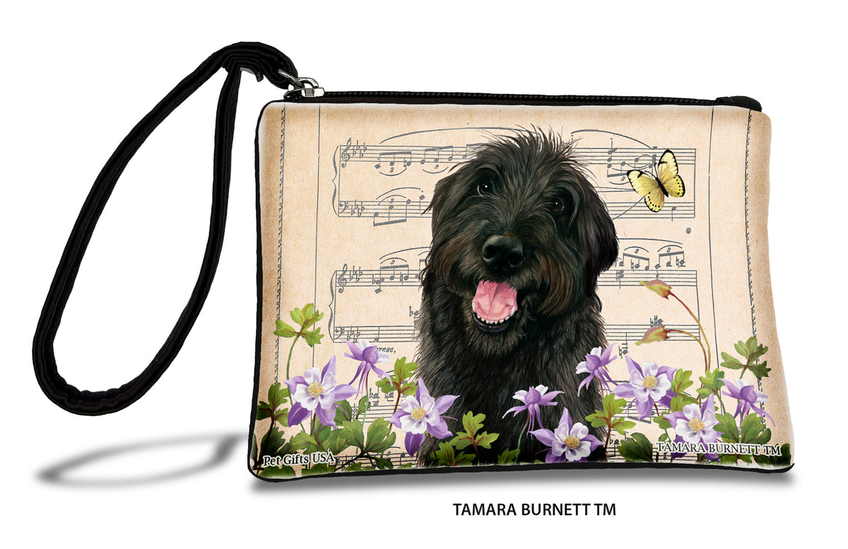 Labradoodle Black Shaggy Cut Zippees Pet Pouch