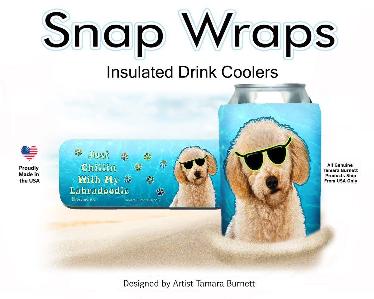 Labradoodle Blonde Snap Wrap Cozy