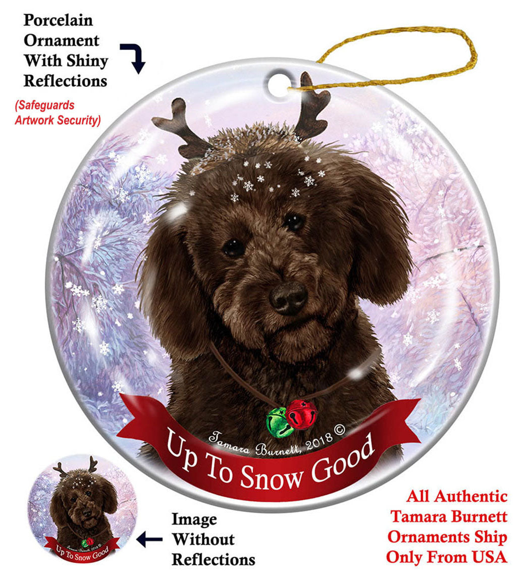Labradoodle Chocolate Ornament