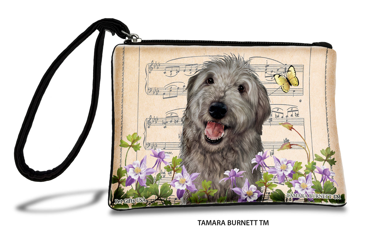 Labradoodle Grey Shaggy Cut Zippees Pet Pouch