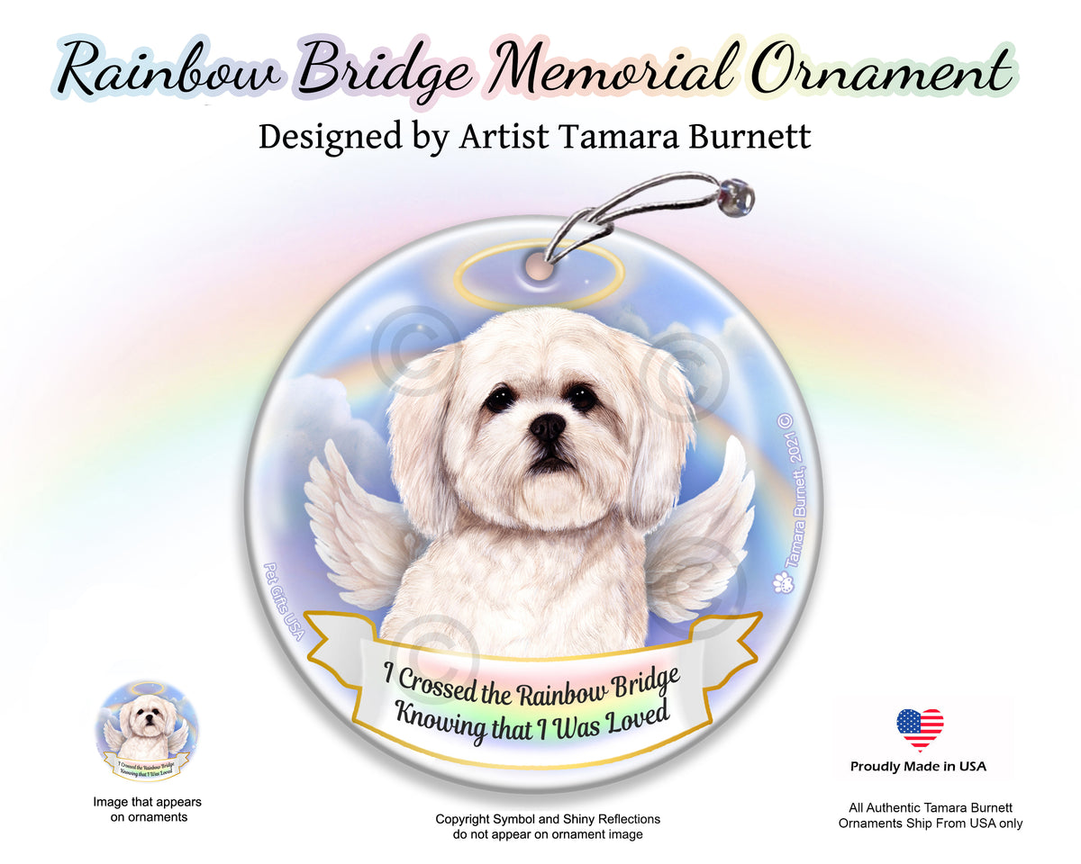 Lhaso Apso White Ornament