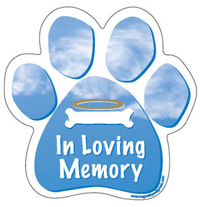  Memorial Paws Paw Shaped Magnets