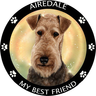 Airedale My Best Friend Magnets