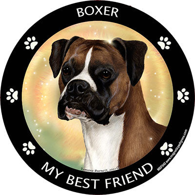 Boxer My Best Friend Magnets