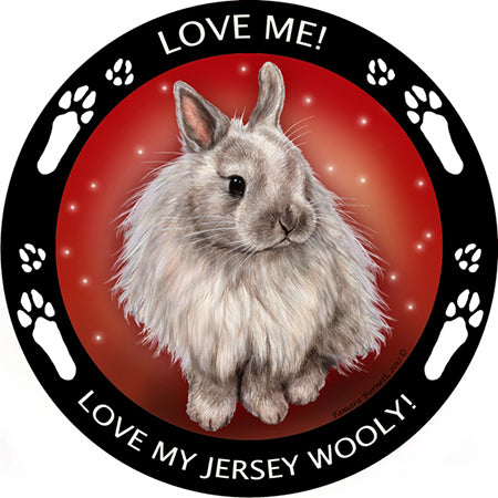 Jersey Wooley Rabbit My Best Friend Magnets