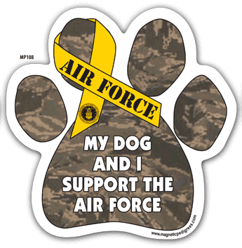  Military Paw Shaped Magnets