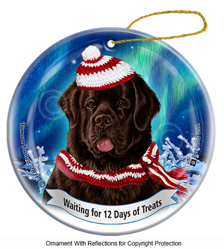 Newfoundland Chocolate Ornament