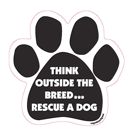  Rescue Paw Shaped Magnets