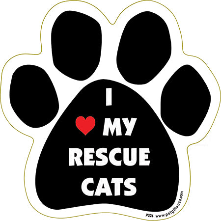  Rescue Paw Shaped Magnets