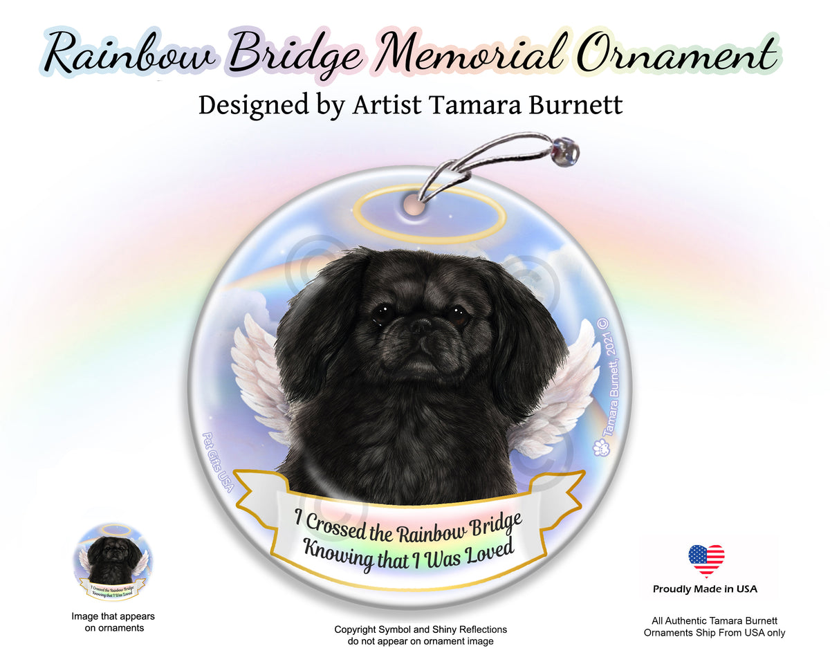 Pekingese Black Ornament