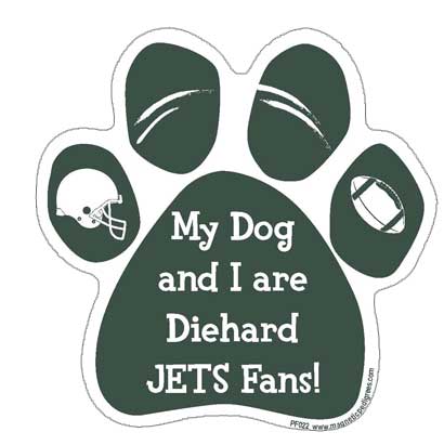  Football Diehard Paw Shaped Magnets