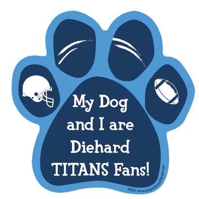  Football Diehard Paw Shaped Magnets