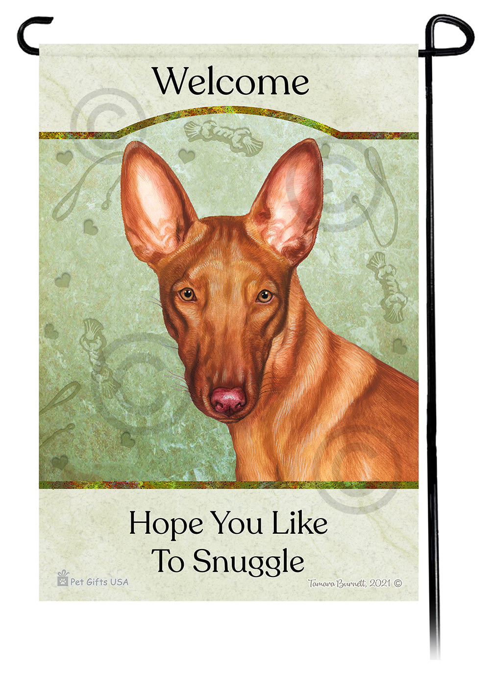 Pharaoh Hound Hope You Like To Snuggle Garden Flags