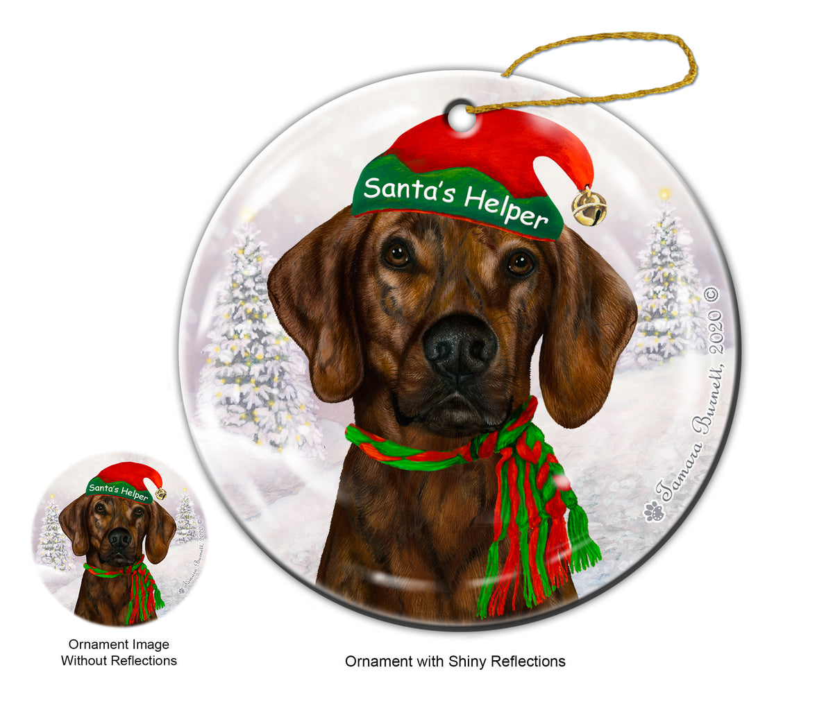 Plott Hound Brindle Ornament