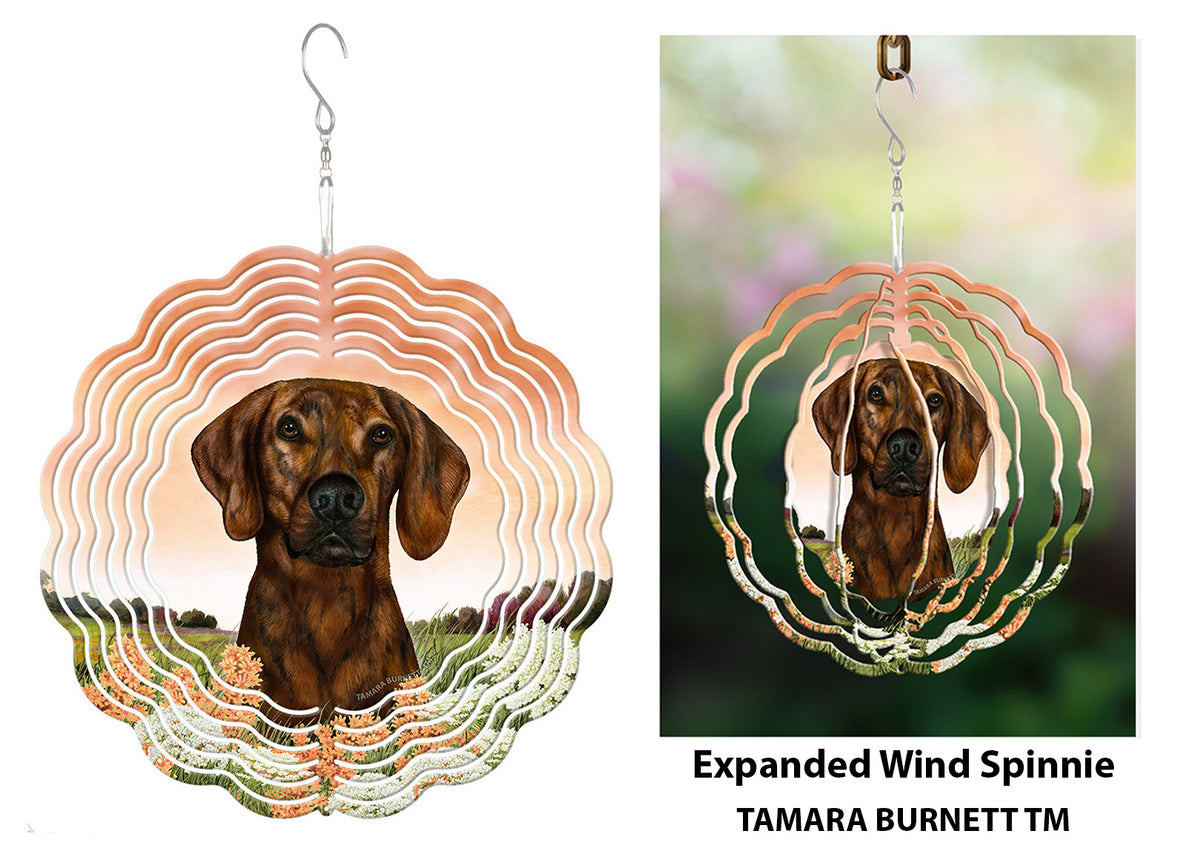 Plott Hound Brindle Wind Spinner