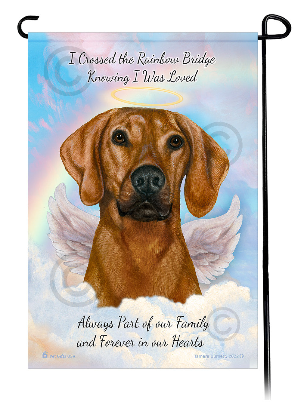 Plott Hound Memorial - Garden Flag