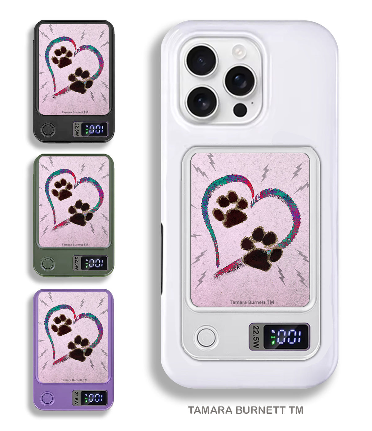 PMH 6 Pink Phone Bank Wireless Charger