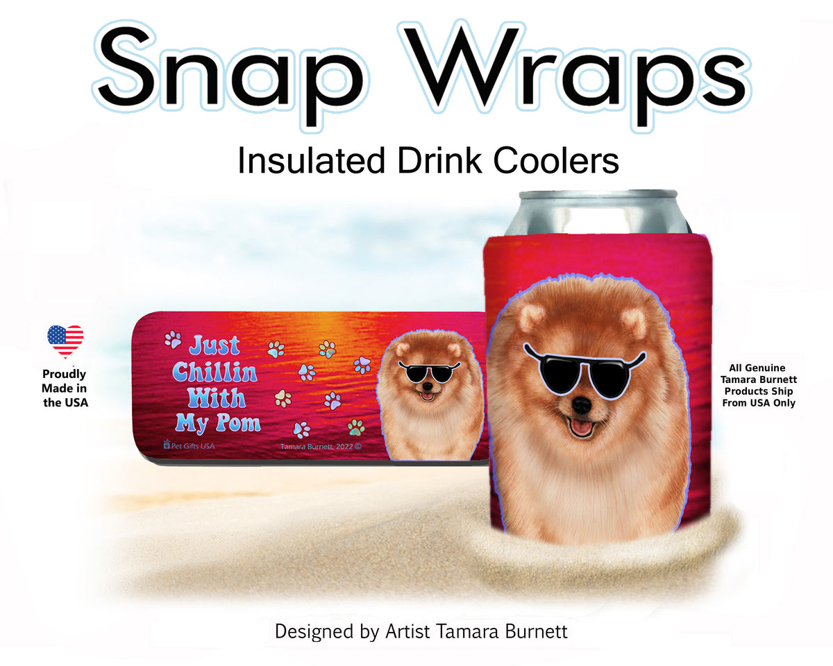 Pomeranian Fawn (Org) Snap Wrap Cozy