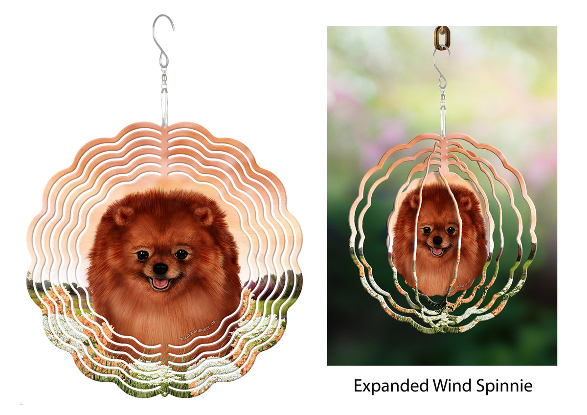 Pomeranian Red Wind Spinner