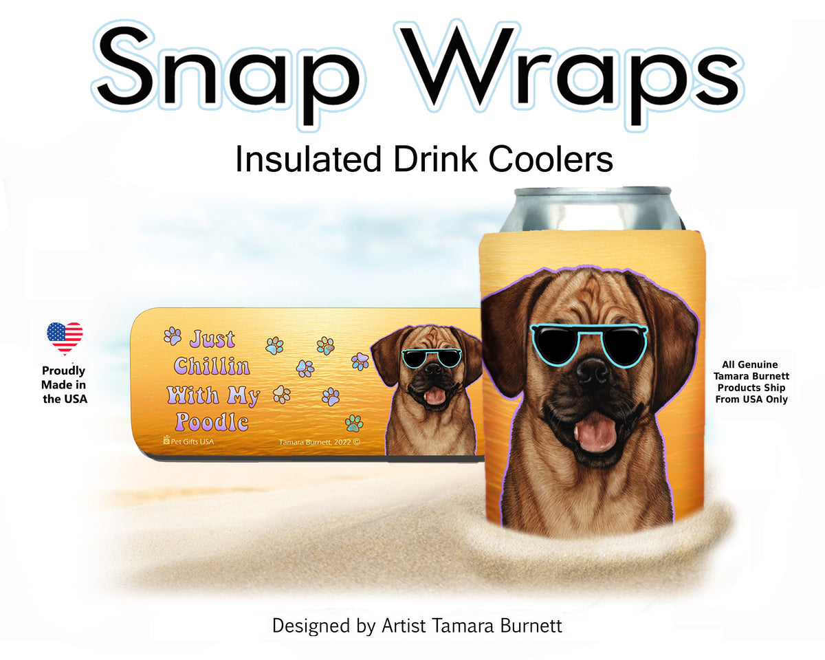 Puggle Fawn Snap Wrap Cozy