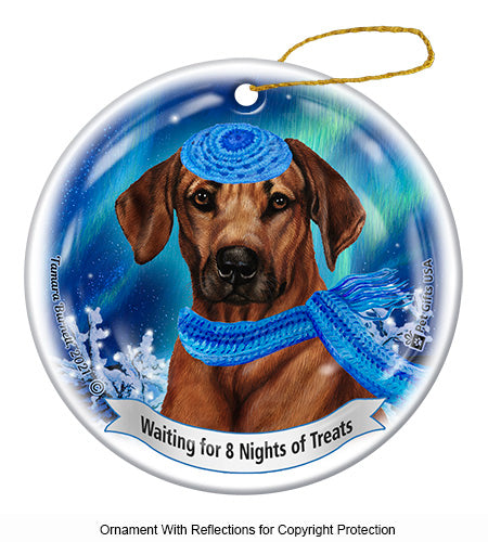 Rhodesian Ridgeback Hanukkah Ornament