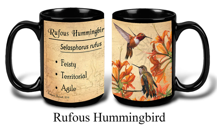 Rufous Hummingbird - My Faithful Friends Mug 15 oz