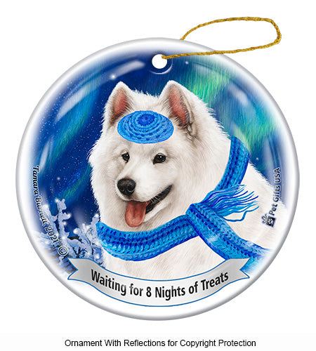 Samoyed Hanukkah Ornament