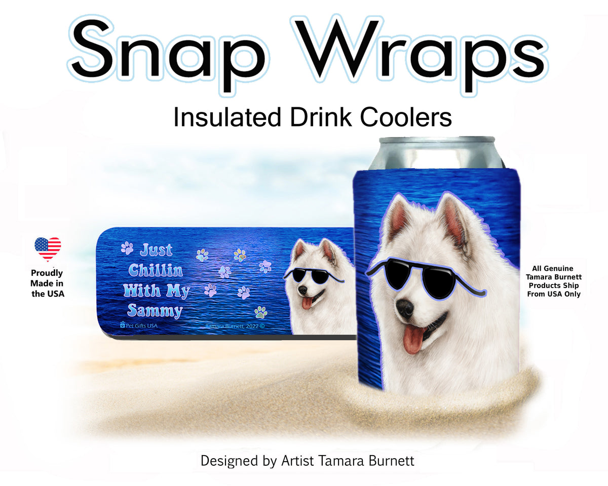 Samoyed Snap Wrap Cozy
