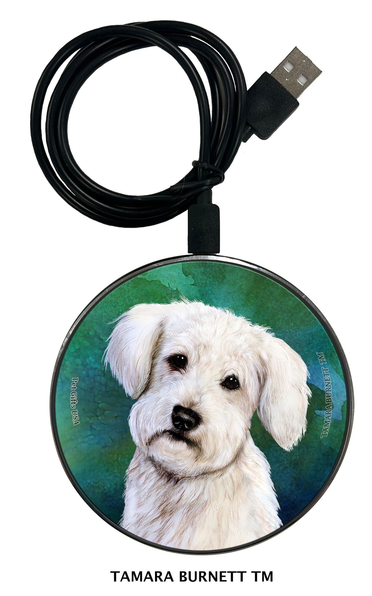 Schnoodle White Zoomies Wireless Charger