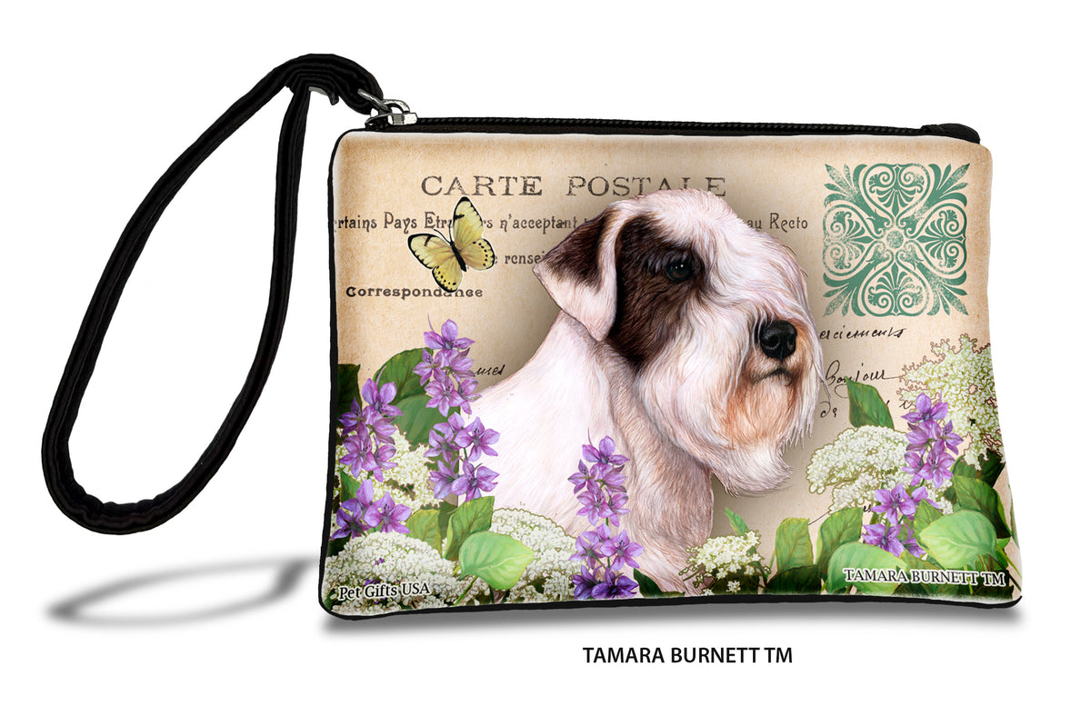 Sealyham Terrier Black And White Zippees Pet Pouch