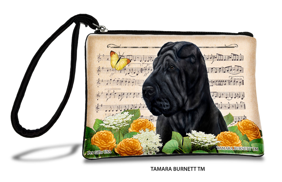 Shar Pei Black Style 2 Zippees Pet Pouch