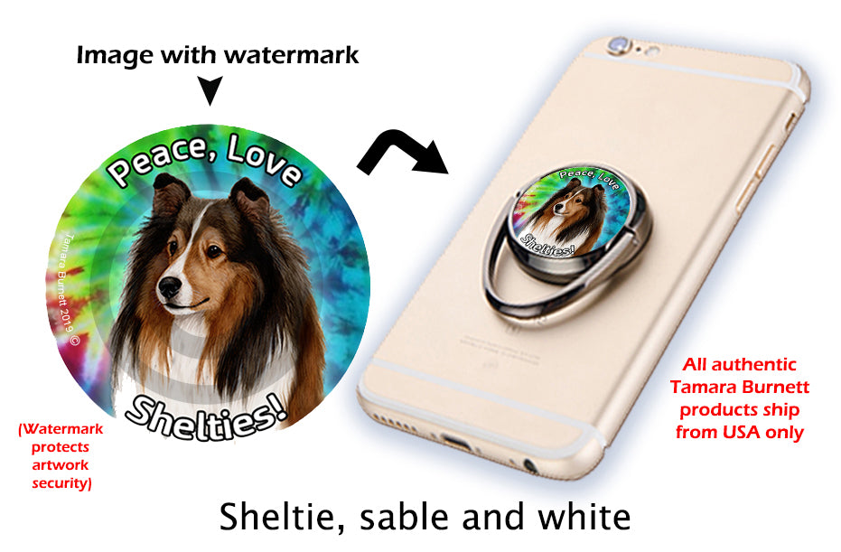 Sheltie Sable Phone Stand