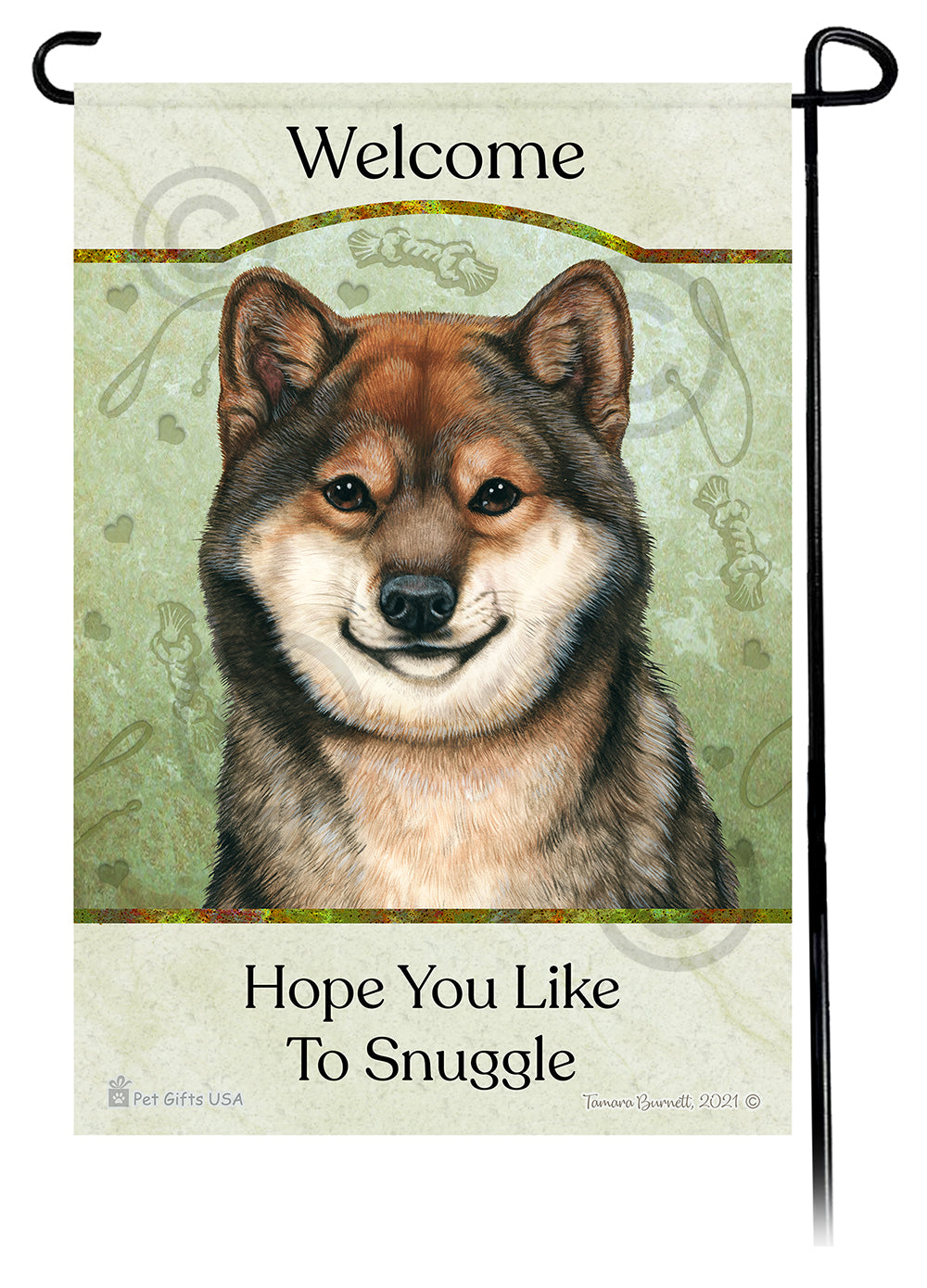 Shiba Inu Hope You Like To Snuggle - Garden Flag