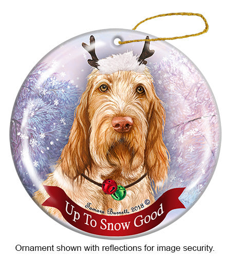 Spinone Italiano Orange Roan Ornament