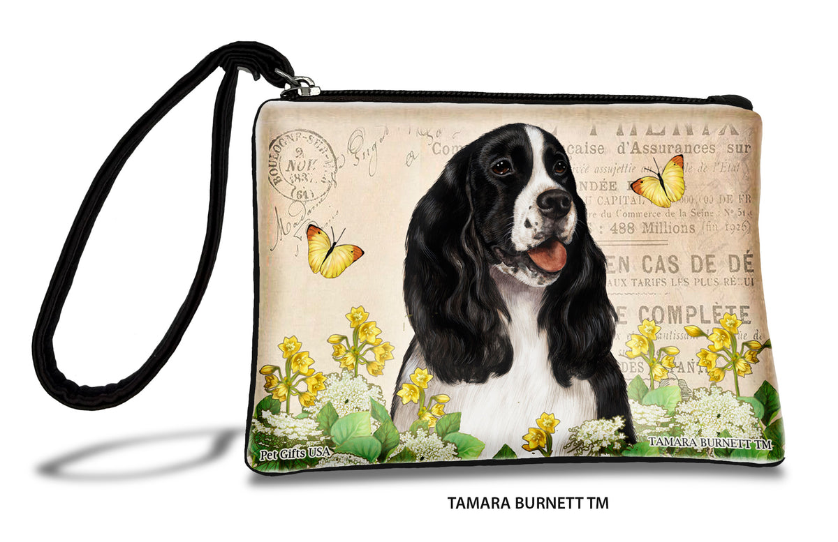 Springer Spaniel Black Zippees Pet Pouch