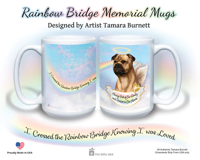 Bullmastiff Fawn Memorial Mug 15 oz