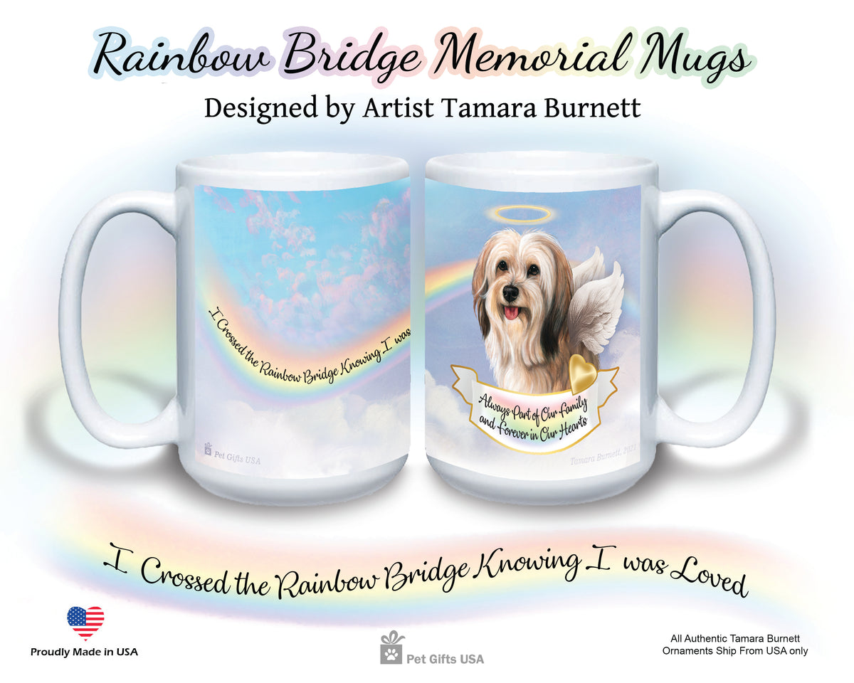 Tibetan Mastiff Gold Memorial Mug 15 oz
