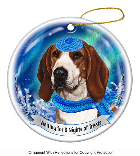 Treeing Walker Coonhound Hanukkah Ornament